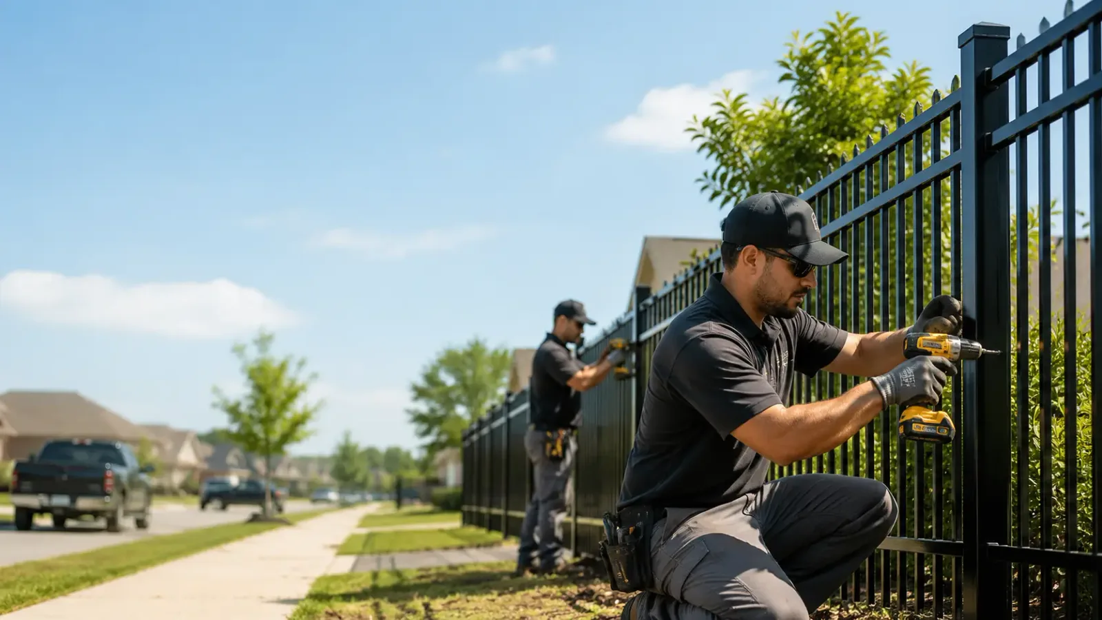 Metal Fence Installation in East Dublin, GA